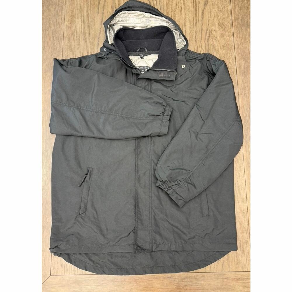 Structure 3-in-1 Jacket Mens XL Removable Vest Hood Black